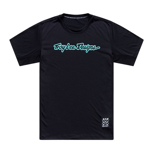 Skyline Ride SS Tee Signature Black / Real Teal