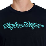 Skyline Ride SS Tee Signature Black / Real Teal