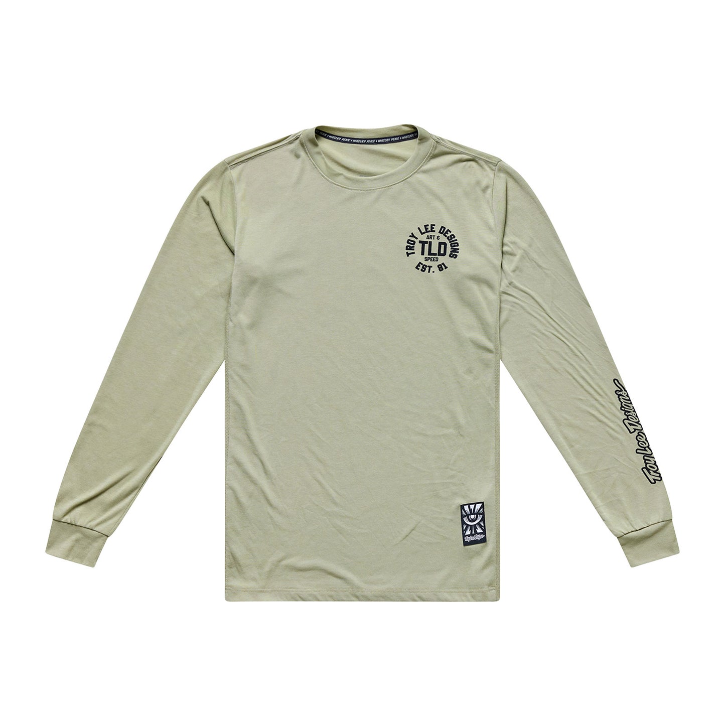 Skyline Ride LS Tee Stamps Sage