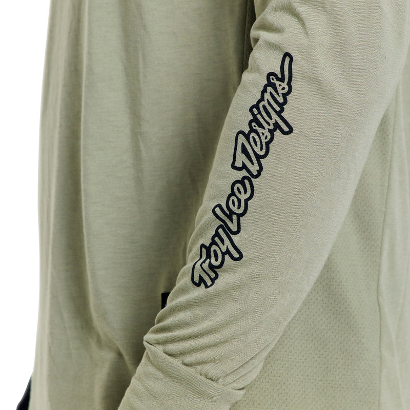 Skyline Ride LS Tee Stamps Sage