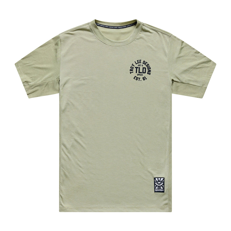 Skyline Ride SS Tee Stamps Sage