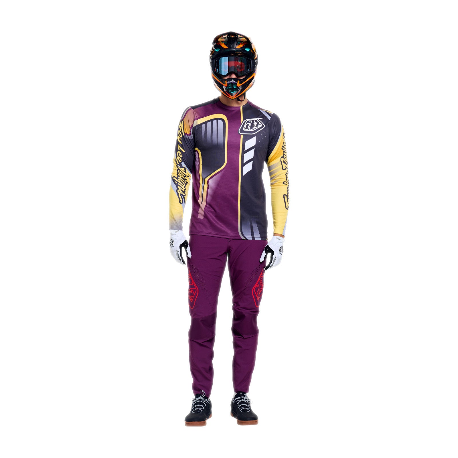 Sprint Pro LS Jersey Lowrider Sangria – Troy Lee Designs