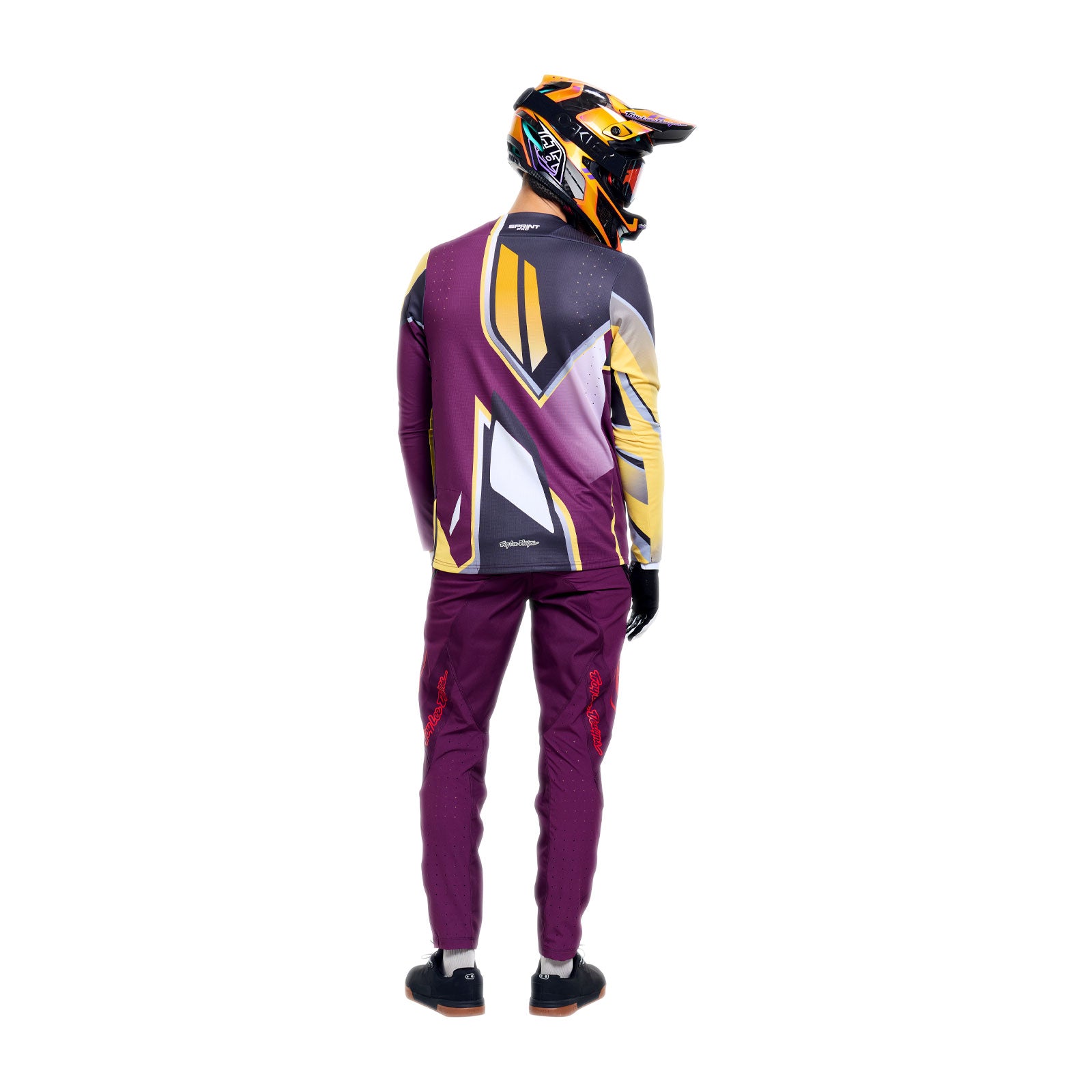 Sprint Pro LS Jersey Lowrider Sangria – Troy Lee Designs