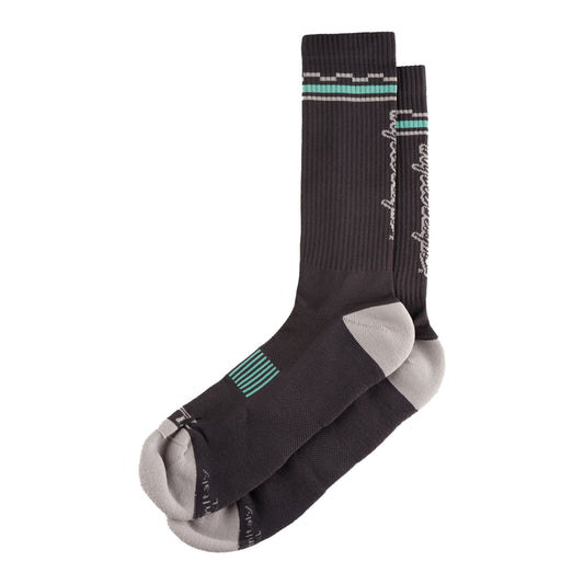 Mens Performance Socks Checka Carbon