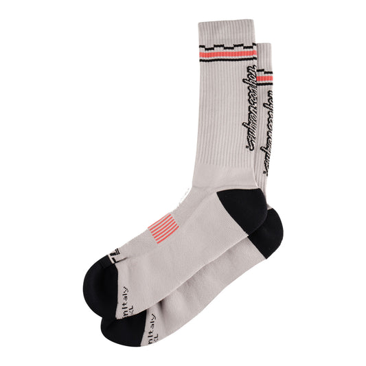 Mens Performance Socks Checka Light Gray