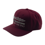 Curved Bill Snapback Troy Lee Designs Factory Racing Burgundy / Gray