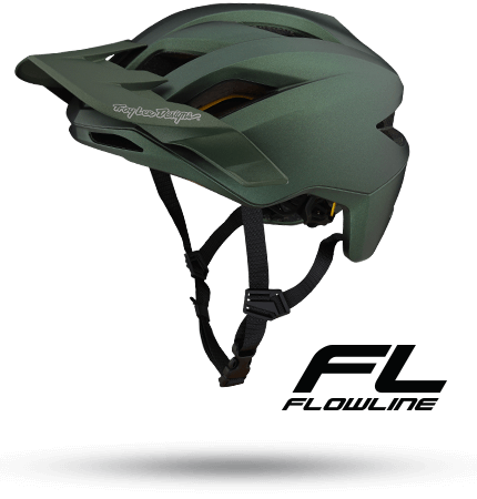 TLD Spring 2023 - Flowline half shell mountain bike and E-Bike helmet
