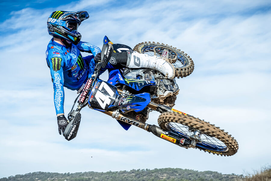 best dirt bike helmet yamaha S-M3 - Blue MX Monster Energy Yamaha Factory MX2