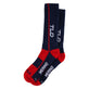 Chill Merino Wool Sock Mono Blue