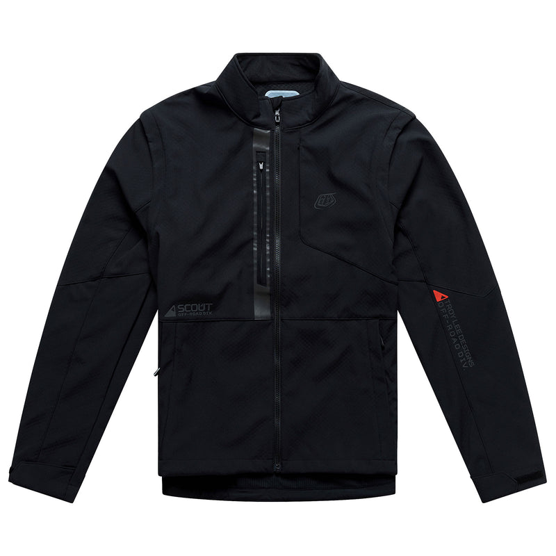 Scout Softshell Off-Road Jacket Solid Black