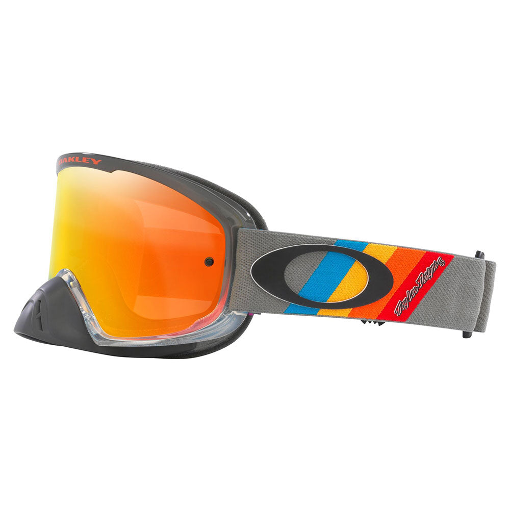 Oakley O Frame 2.0 Pro MX Goggle TLD Stripes Fire Iridium – Troy 