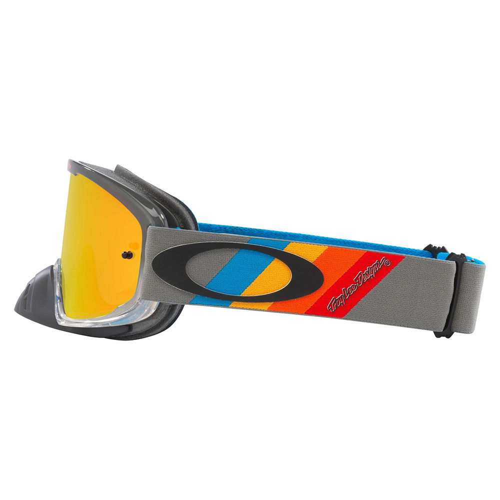Oakley O Frame 2.0 Pro MX Goggle TLD Stripes Fire Iridium – Troy 