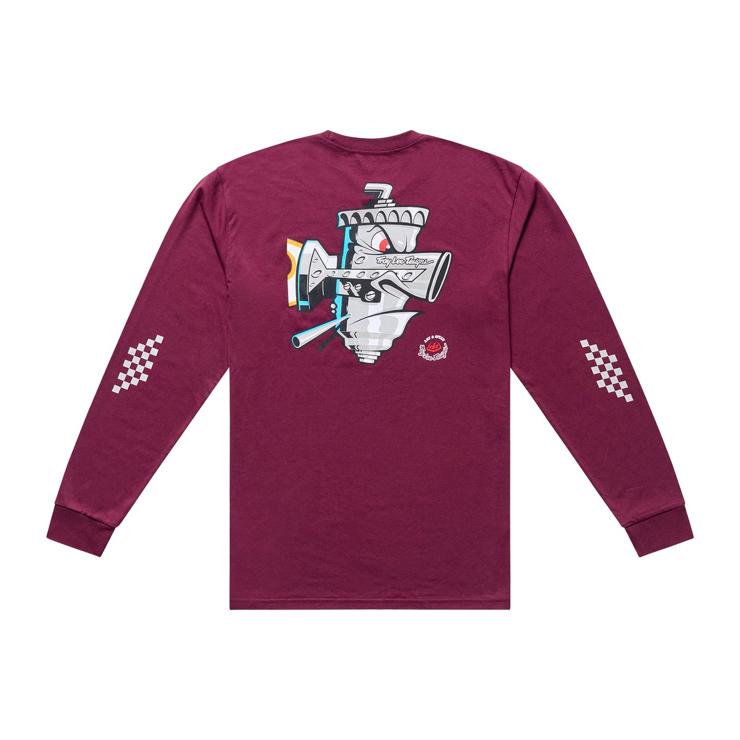 Long Sleeve Tee Carb Club Sangria