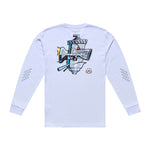 Long Sleeve Tee Carb Club White