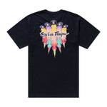 Short Sleeve Tee Feathers Black / Black