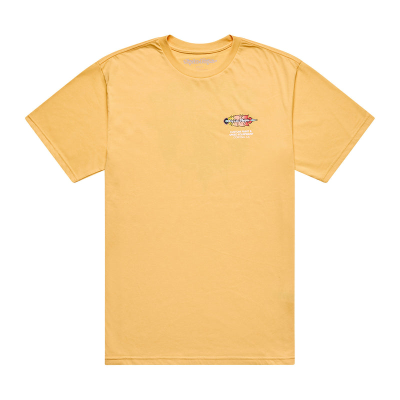 Short Sleeve Tee Feathers Bleached Melon