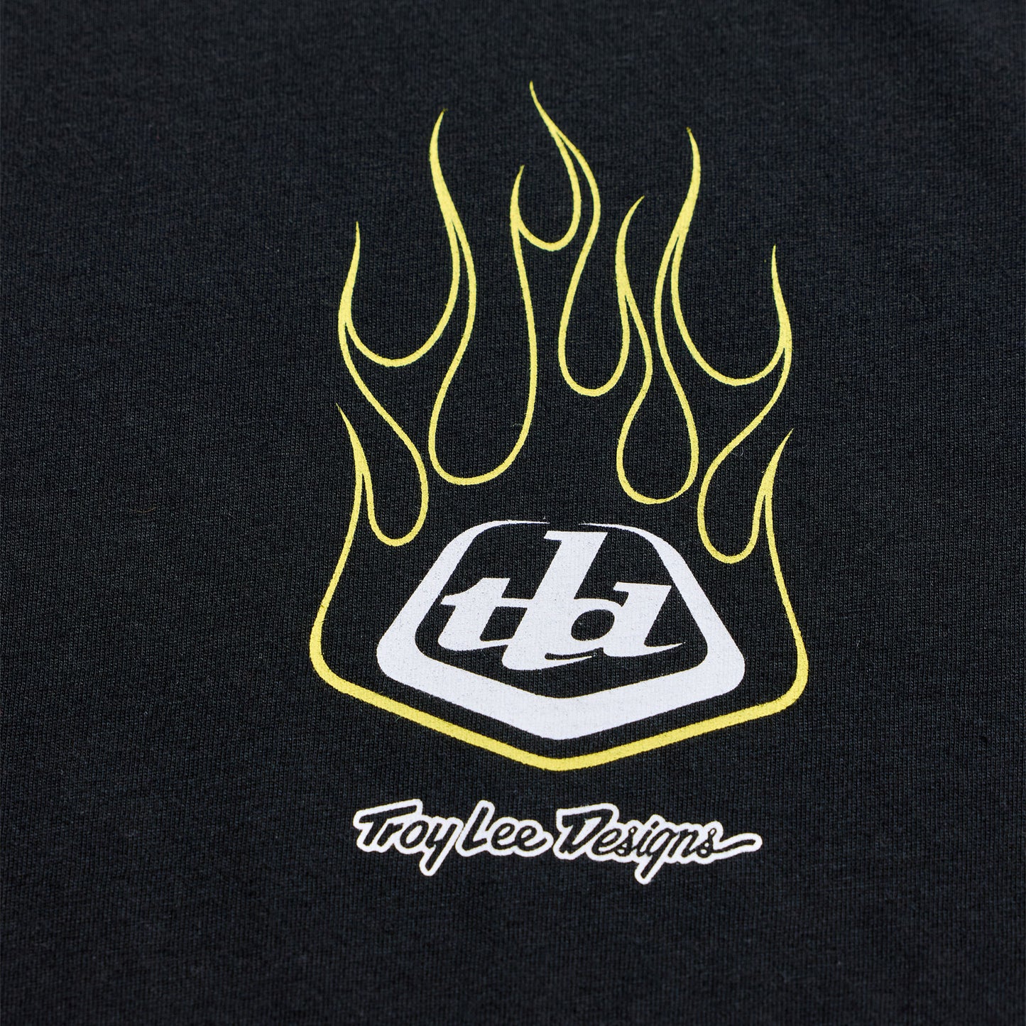 Short Sleeve Tee Flame2 Black