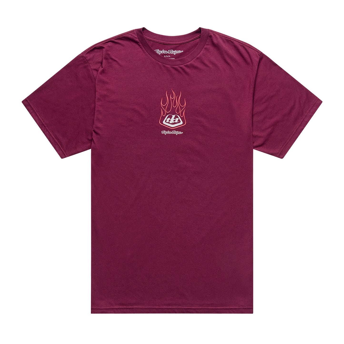 Short Sleeve Tee Flame2 Sangria