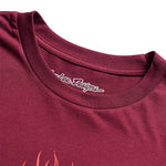 Short Sleeve Tee Flame2 Sangria