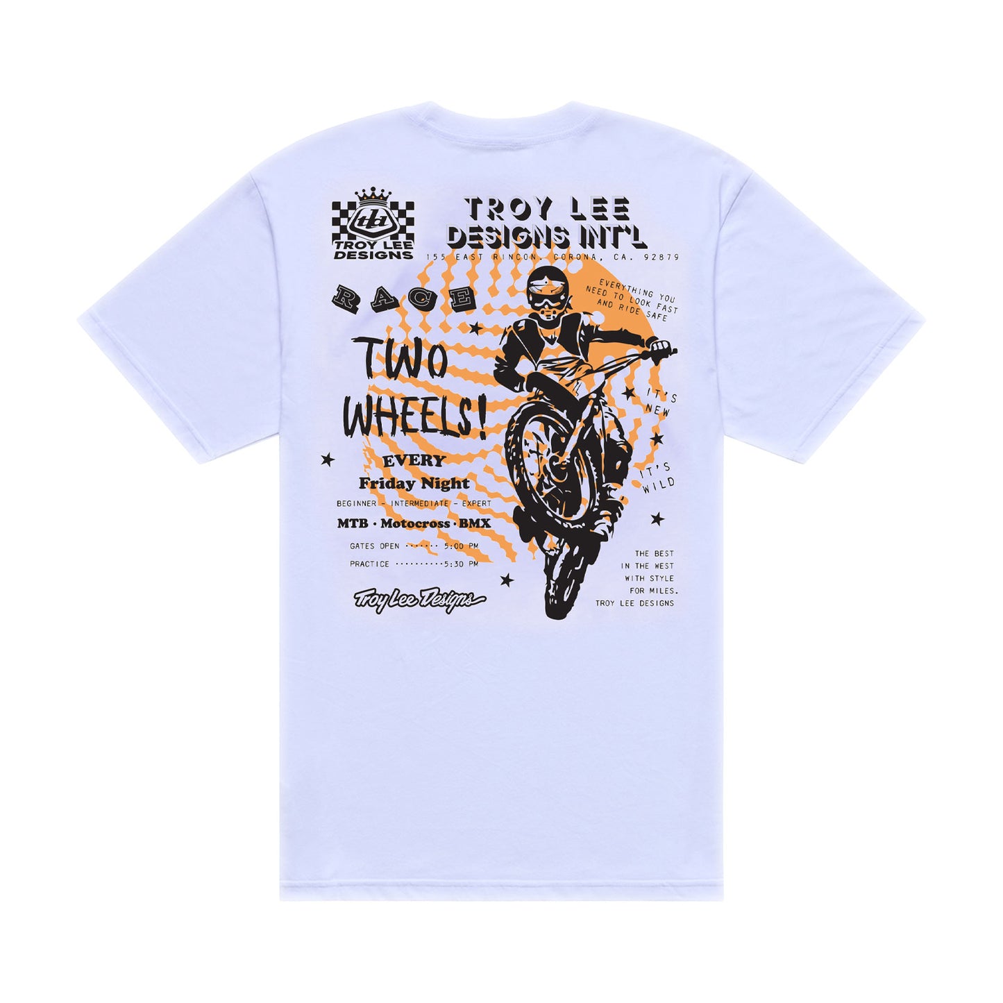 Short Sleeve Tee Friday Night White