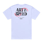 Short Sleeve Tee Pink Slips White