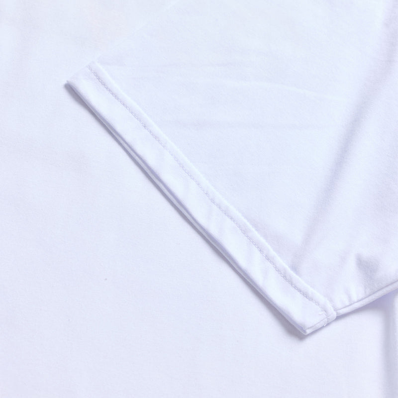 Short Sleeve Tee Pink Slips White