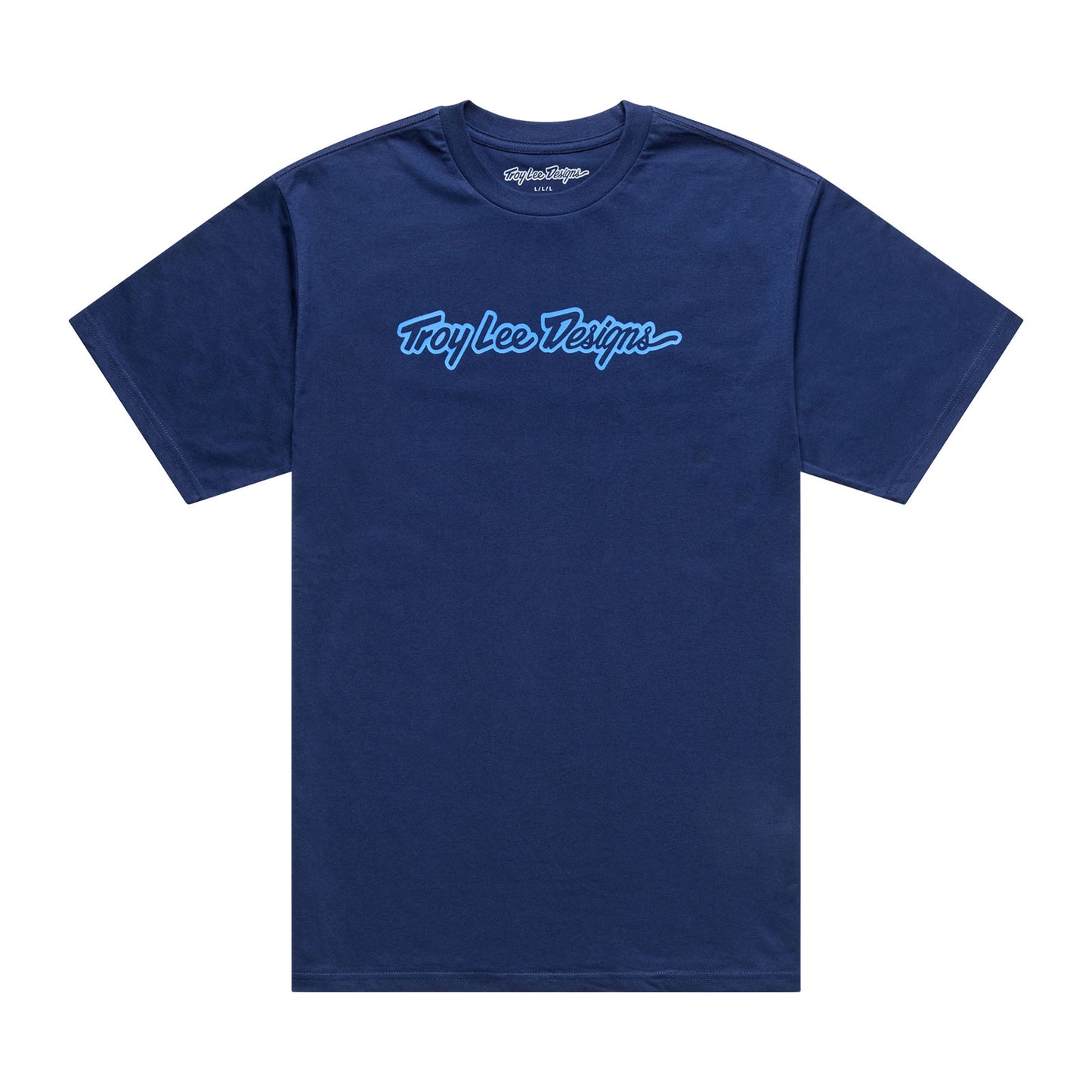 Short Sleeve Tee Signature Navy / Aero Blue