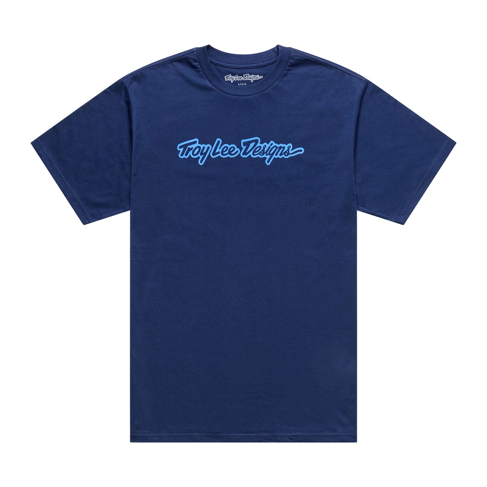 Short Sleeve Tee Signature Navy / Aero Blue
