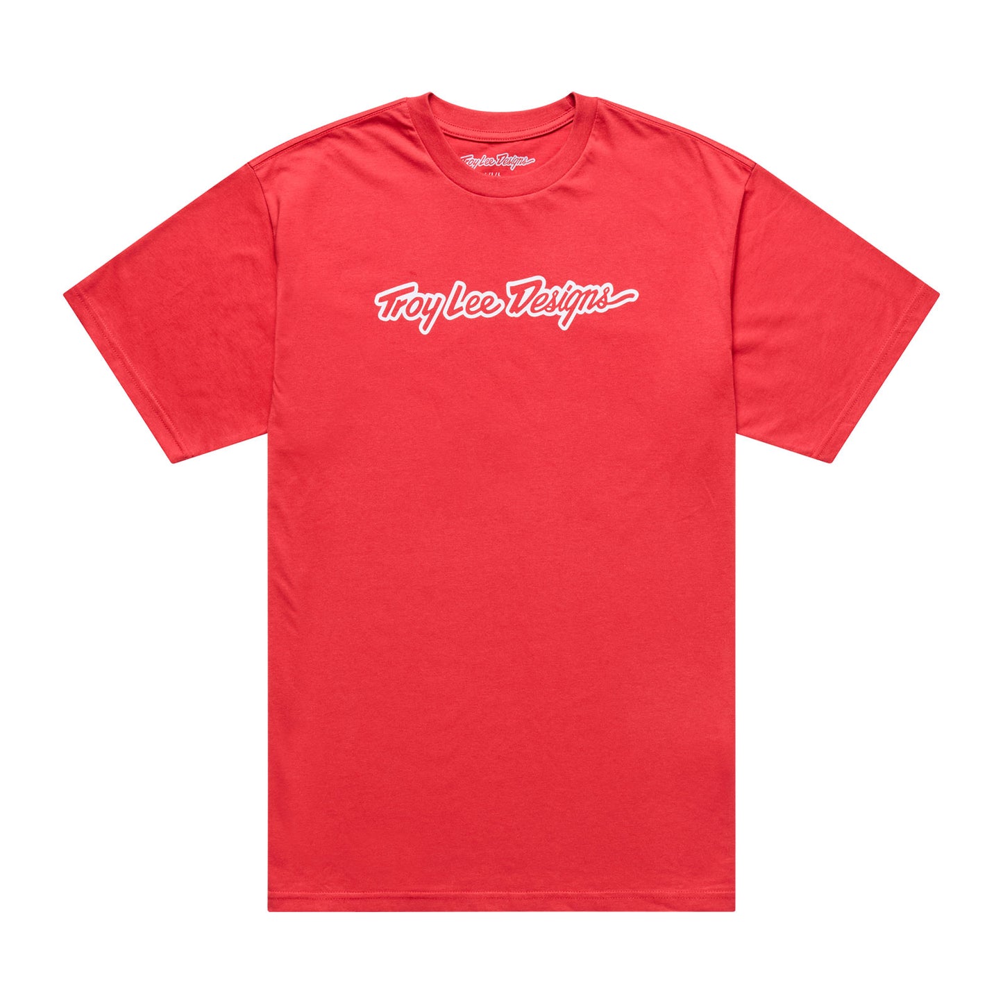 Short Sleeve Tee Signature Scarlet Glo