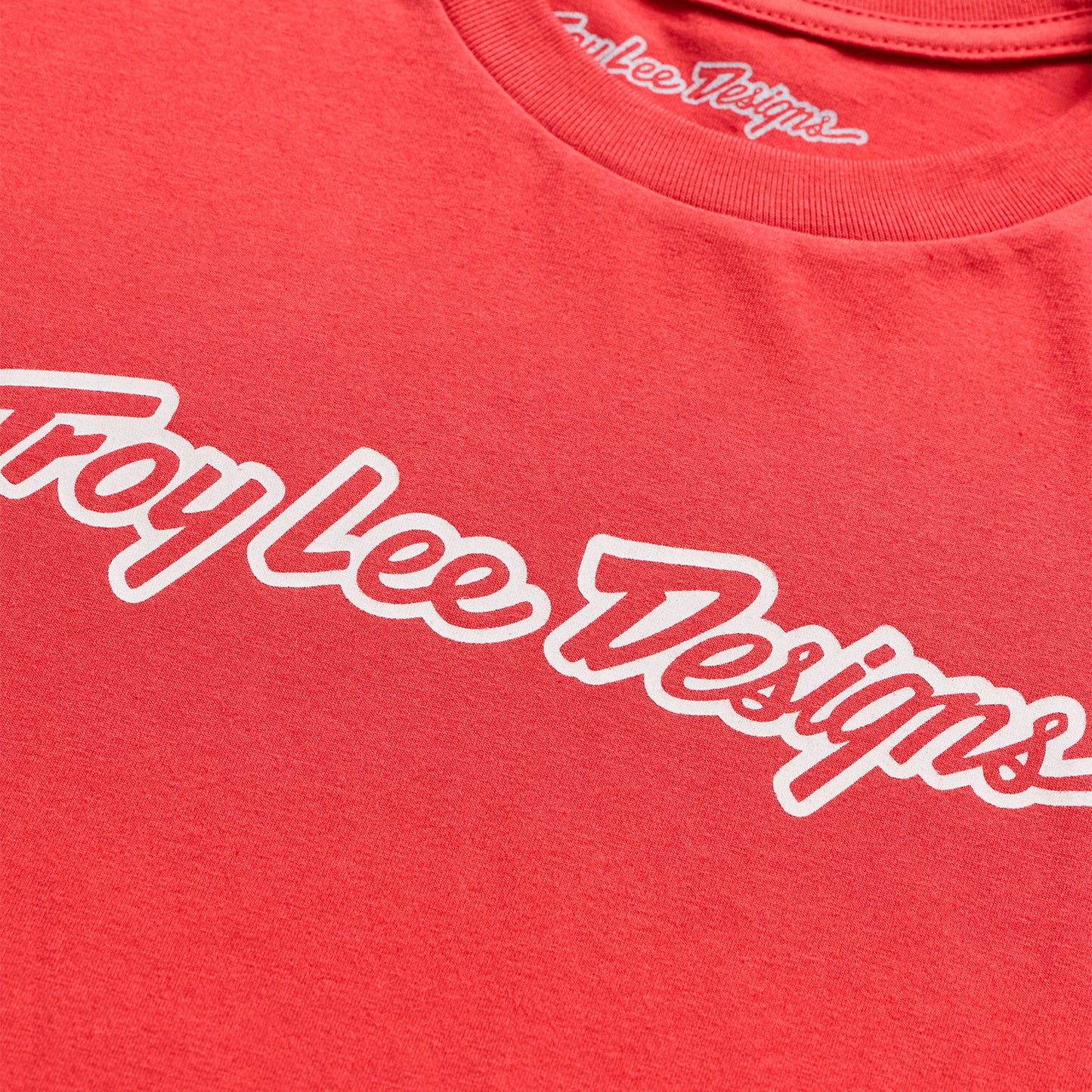 Short Sleeve Tee Signature Scarlet Glo