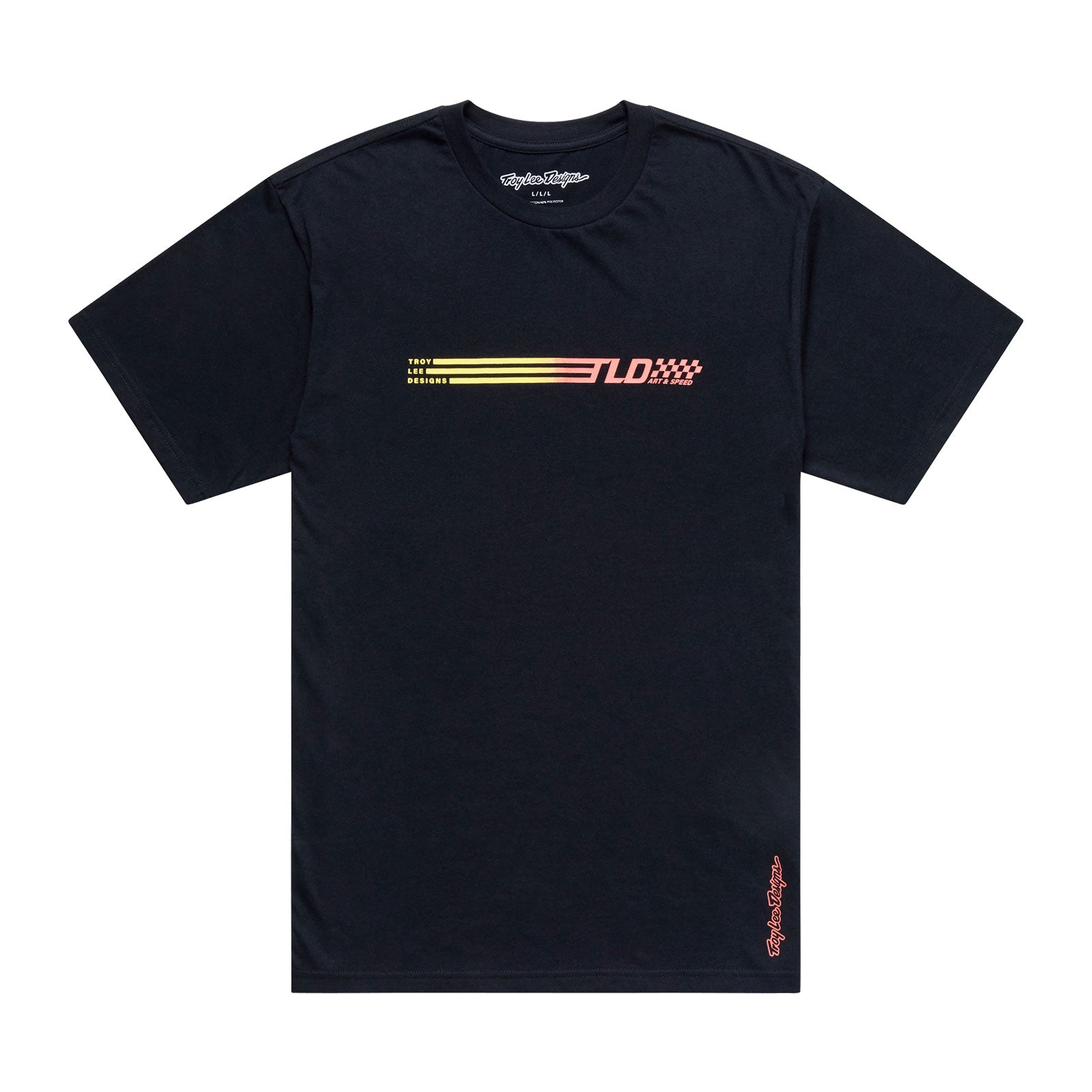 Short Sleeve Tee Stripes Black