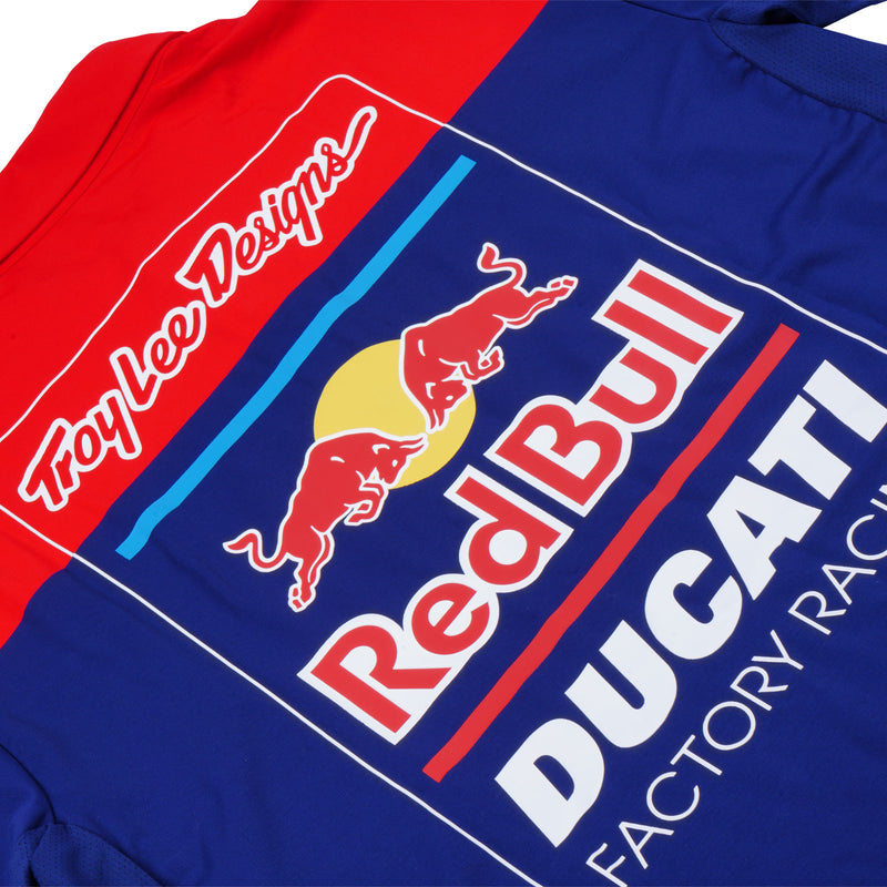 Pit Shirt Troy Lee Designs X Red Bull X Ducati Licensed Navy / Red