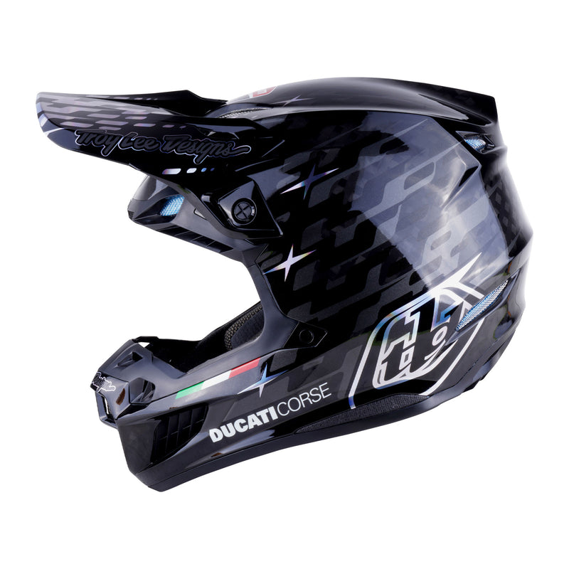 SE5 Carbon Helmet W/MIPS Troy Lee Designs X Ducati Licensed Gray