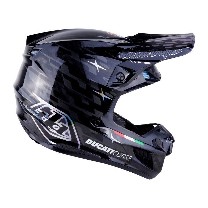 SE5 Carbon Helmet W/MIPS Troy Lee Designs X Ducati Licensed Gray
