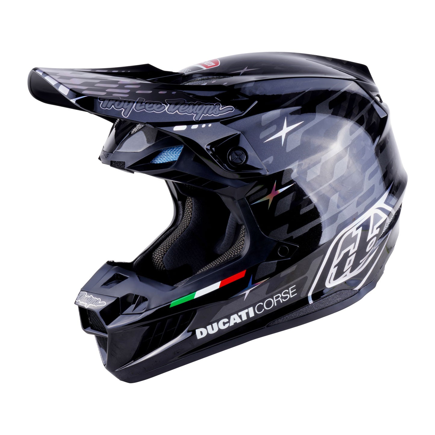 SE5 Carbon Helmet W/MIPS Troy Lee Designs X Ducati Licensed Gray