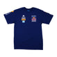 Short Sleeve Tee Troy Lee Designs X Red Bull X Ducati Licensed Navy