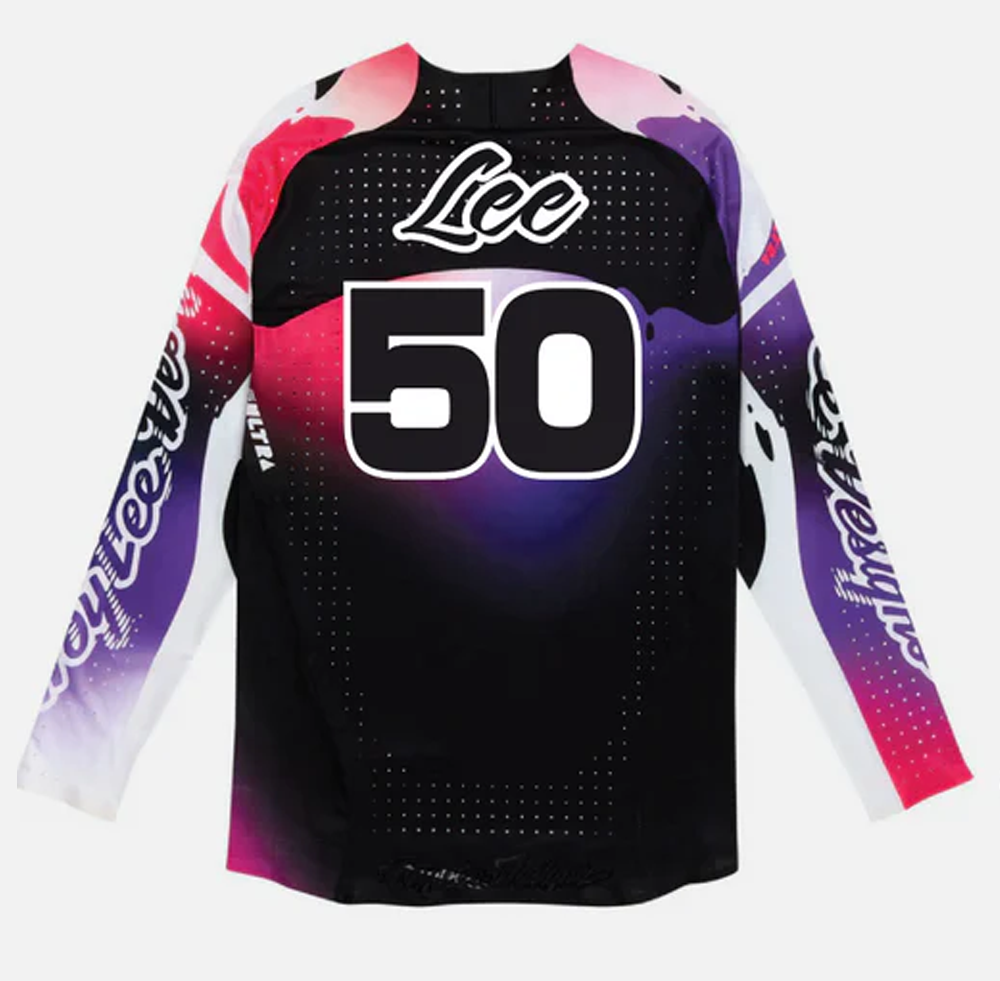 SE Pro Jersey Wavez Off-White / Red – Troy Lee Designs SE Pro Jersey Wavez Off-White / Red – Troy Lee Designs
