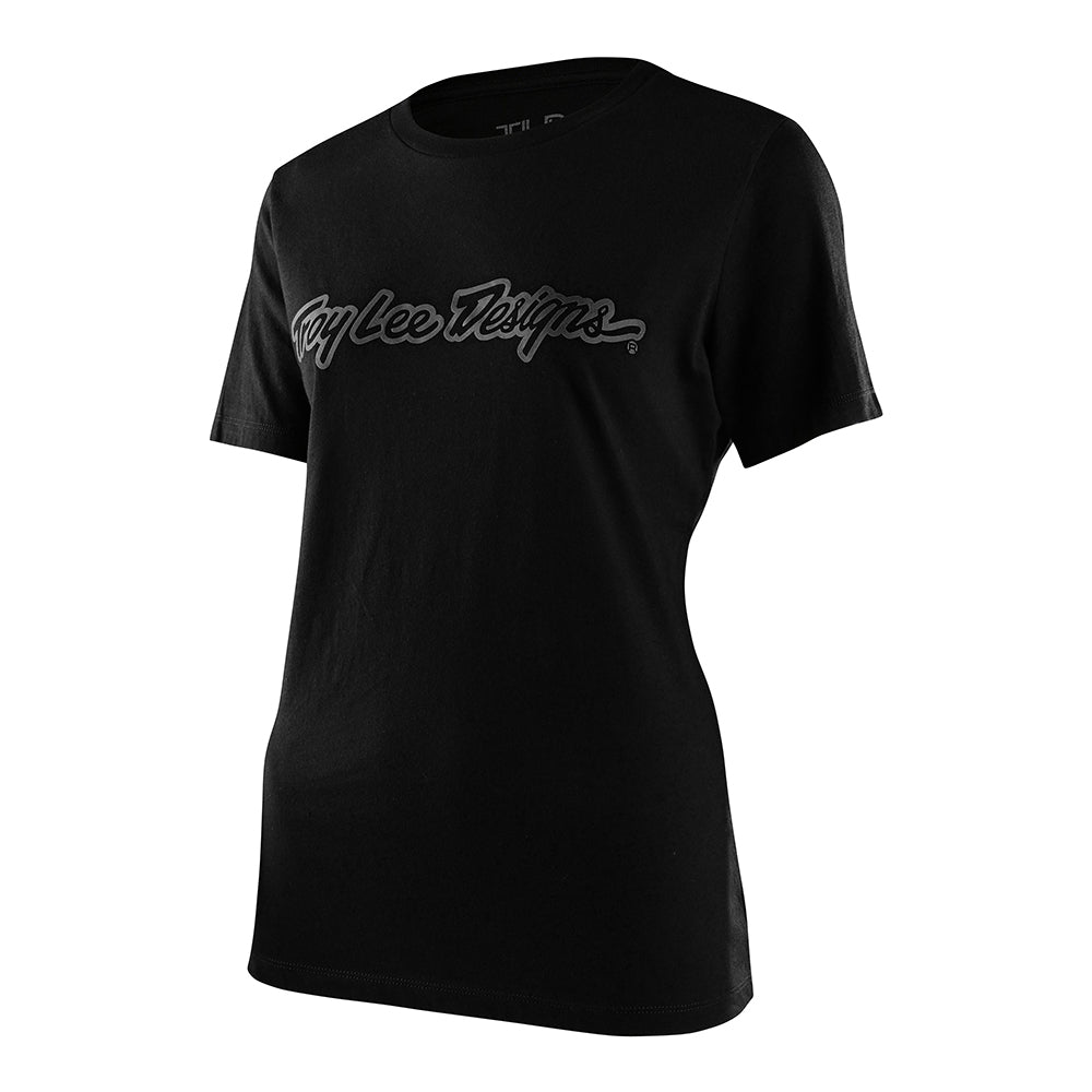 Wmns Short Sleeve Tee Signature Black