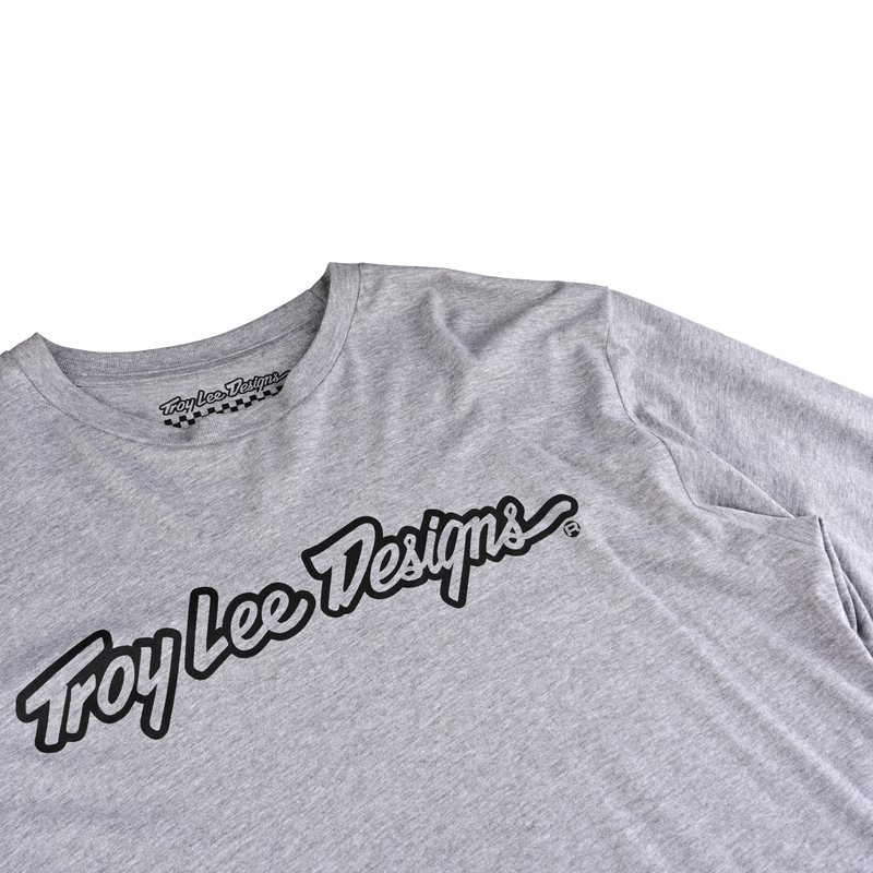 Long Sleeve Tee Signature Heather Gray – Troy Lee Designs