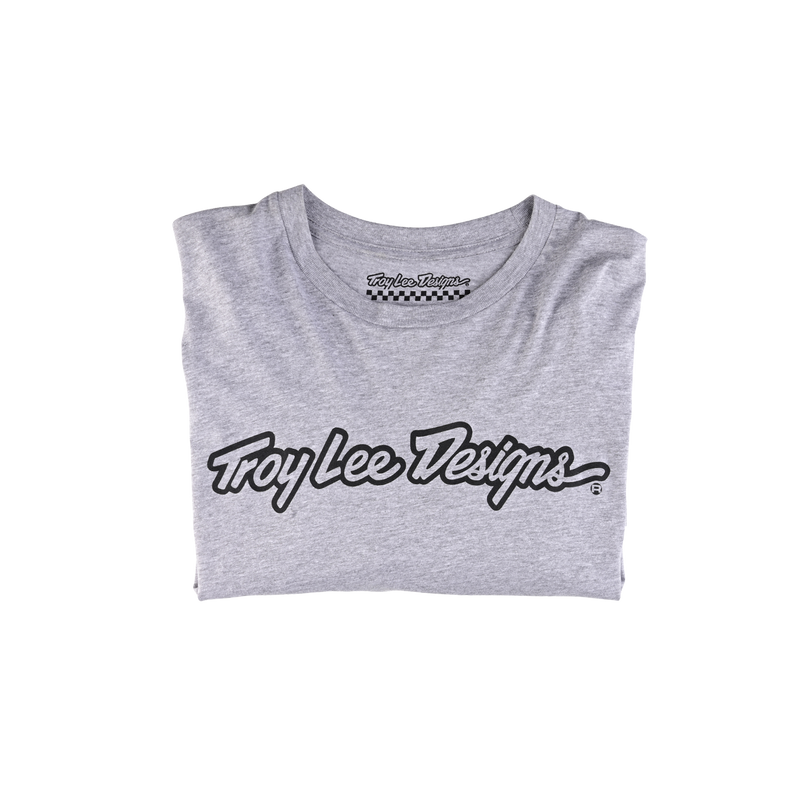 Long Sleeve Tee Signature Heather Gray – Troy Lee Designs