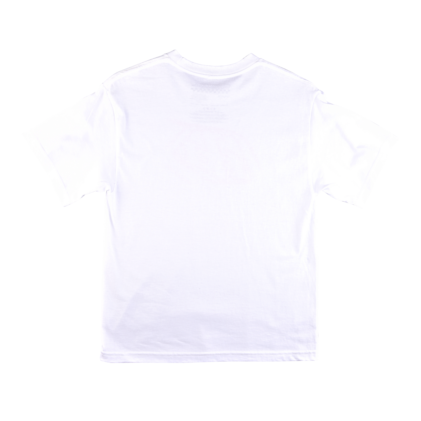 Youth Short Sleeve Tee Cropped Badge White