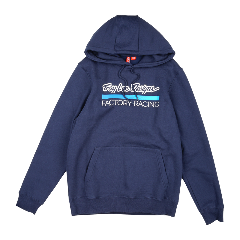 Pullover Hoodie Troy Lee Designs Factory Racing Navy / Blue Pullover Hoodie Troy Lee Designs Factory Racing Navy / Blue