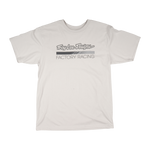 Short Sleeve Tee Troy Lee Designs Factory Racing Ash