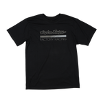 Short Sleeve Tee Troy Lee Designs Factory Racing Black / Reflective