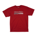 Short Sleeve Tee Troy Lee Designs Factory Racing Burgundy