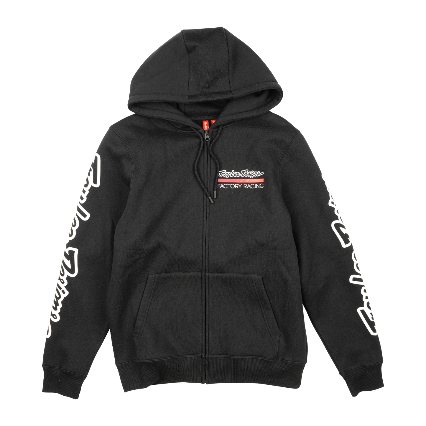 Zip up Hoodie Troy Lee Designs Factory Racing Black / Red Zip up Hoodie Troy Lee Designs Factory Racing Black / Red