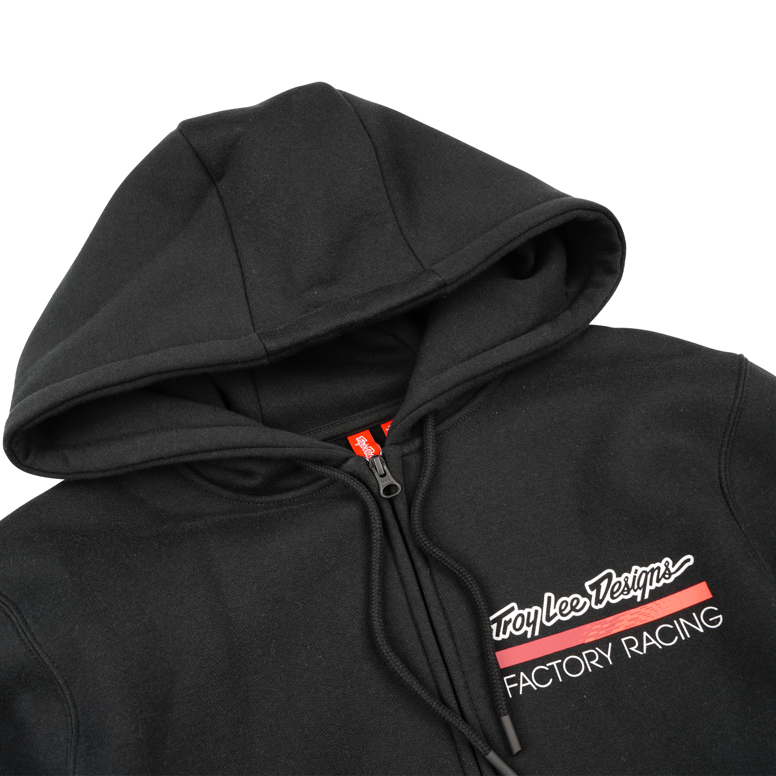 Zip up Hoodie Troy Lee Designs Factory Racing Black / Red
