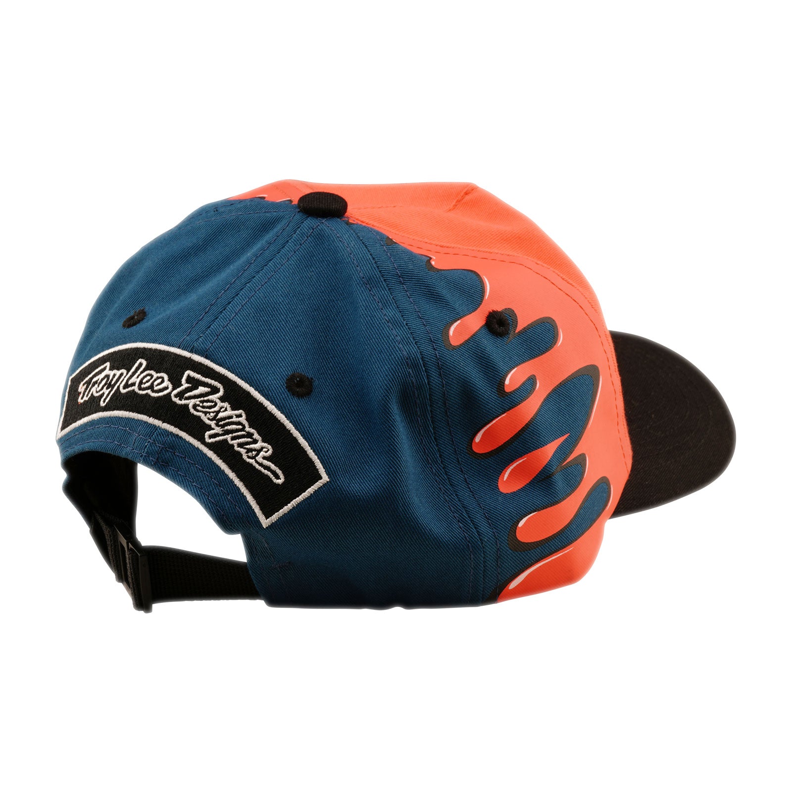 Unstructured Curved Snapback Finish Line Coral / Blue – Troy Lee