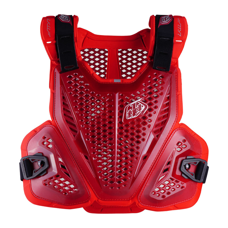 Rockfight Pro Brustschutz Solid Transluzent Rot