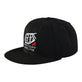 Snapback Hat TLD Factory Icon Black